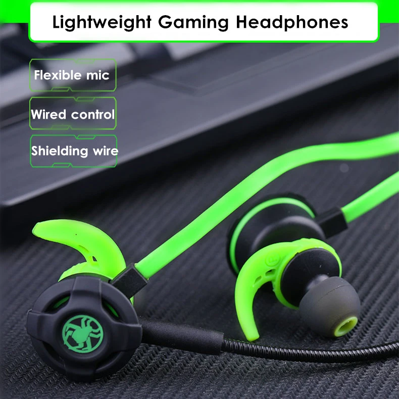 PLEXTONE G30 Gaming Earphone Noise Cancelling Wired Control Headphone with Mic for Phone Computer