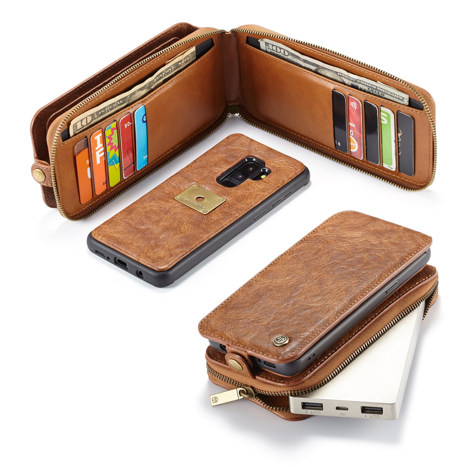 

Caseme Vintage Detachable Wallet Protective Case For Samsung Galaxy S9 Plus