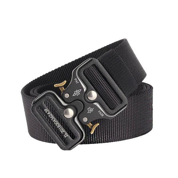 

125cm AWMN S05-1 3.8cm Tactical Belt Quick Release Buckle Outdoor Hunting Camping Adjustable Nylon Belts