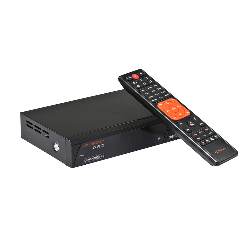 

GTmedia V7 Plus H.265 DVB-S2/T2 Satellite TV Receiver Tuner Support Cccam PowerVu Newcam