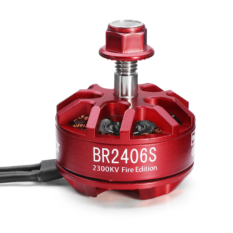 

Racerstar 2406 BR2406S Fire Edition 2300KV 2-5S Brushless Motor For X220 250 280 300 RC Drone FPV Racing