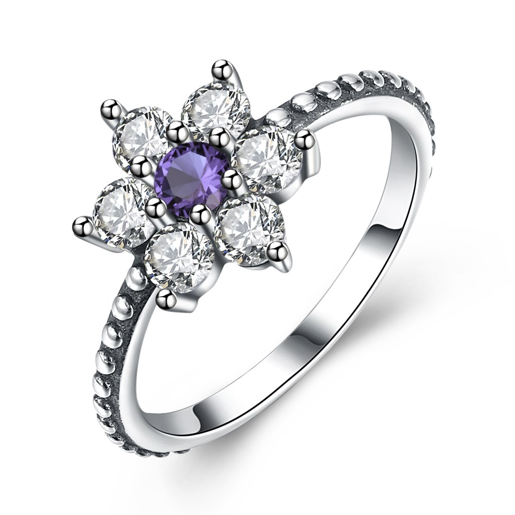 

Роскошные кольца из стерлингового серебра 925 из цветного циркония Обручальное кольцо День святого Валентина Подарок для
