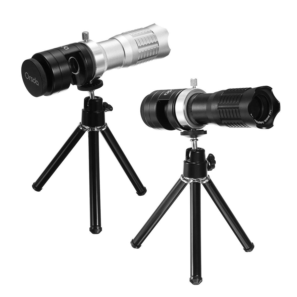 

Universal 14X Zoom Wide Angle Camera Mobile Lens Telescope Phone Clip+Tripod Holder for Smartphone
