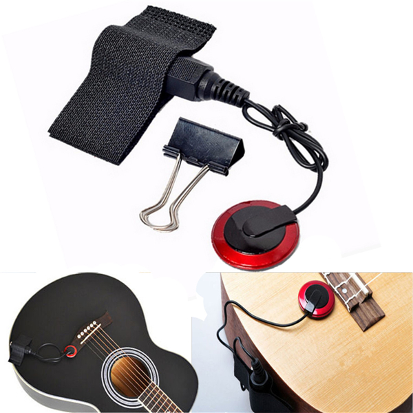 

Pro Contact Microphone Mic Pickup For Guitar Violin Banjo Ukulele Mandolin