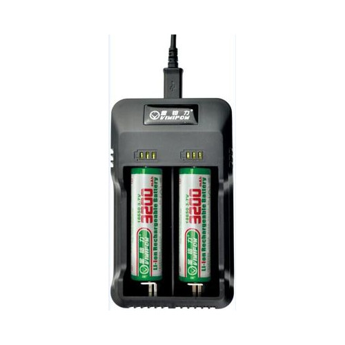 

Viwipow ZH220E 18650 26650 2 Slots Intelligent Battery Charger