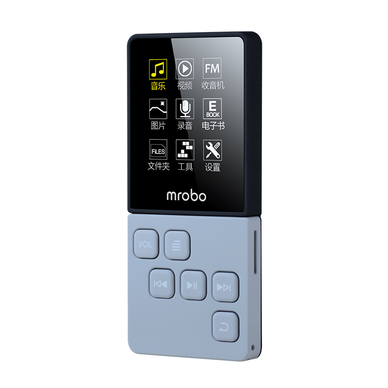 Mrobo C6 8GB FM Radio Receiver MP3 Music Player Voice Record Support 64G TF Card E-book 9