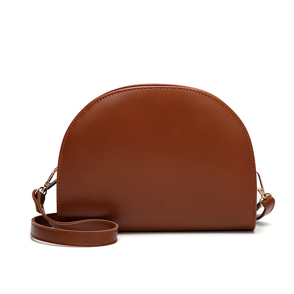 

Women Fashion Brief Semi-Circular Shell Bag Shoulder Bag Crossbody Bag
