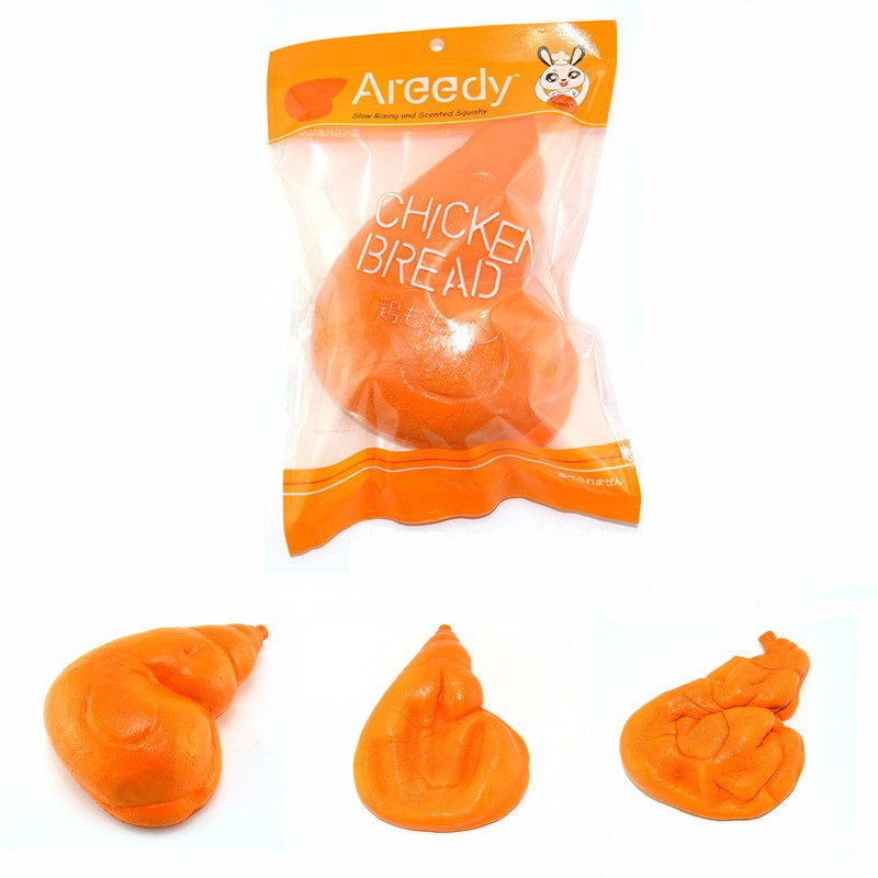 

Areedy Squishy Chicken Bread 20*14.5*7cm Licensed Super Slow Rising Scented Creative Fun Christmas Gift