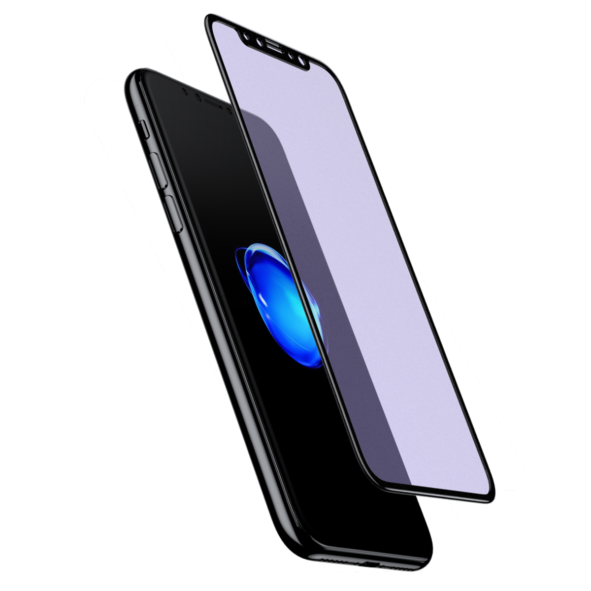 

Baseus 0,23 мм Матовый анти-синий свет 3D изогнутый Soft Edge PET закаленное стекло для экрана iPhone XS / X