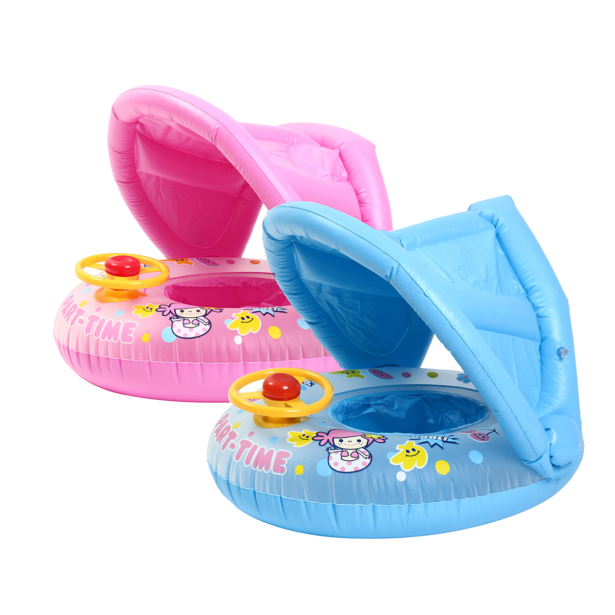 

Надувные Sunshade Baby Kids Water Float Seat Лодка Кольцо для купания Бассейн Fun