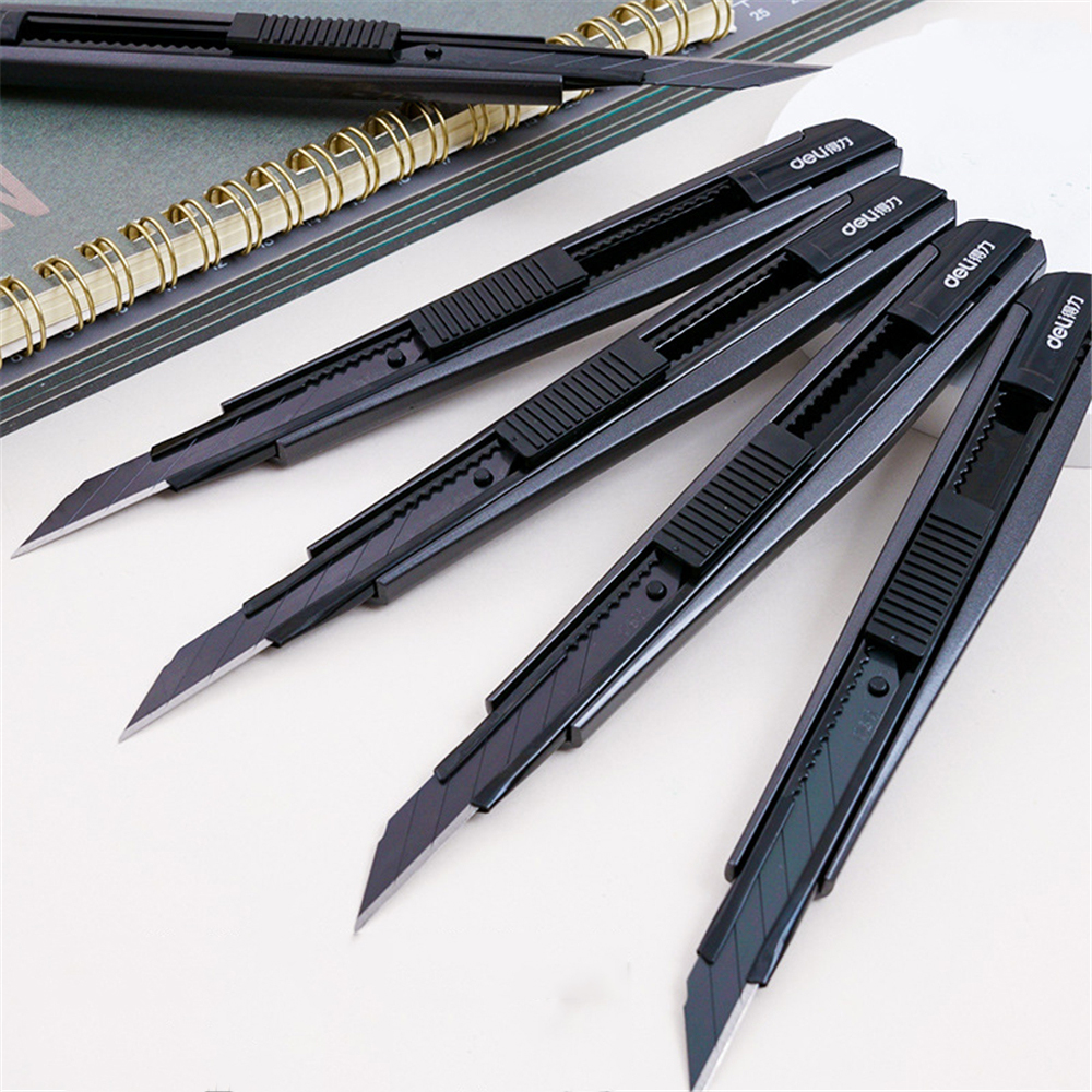 Find Deli 2037S Art Knife Letter Openers Utility Knife Paper Office Knife DIY Cutter Knife Stationery School Tools Paper Cutter for Sale on Gipsybee.com with cryptocurrencies