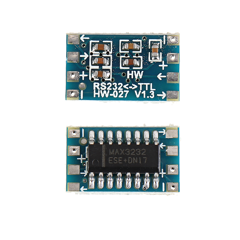 

50pcs Mini RS232 to TTL Converter Module Board Adapter MAX3232 120kbps 3-5V Serial Port