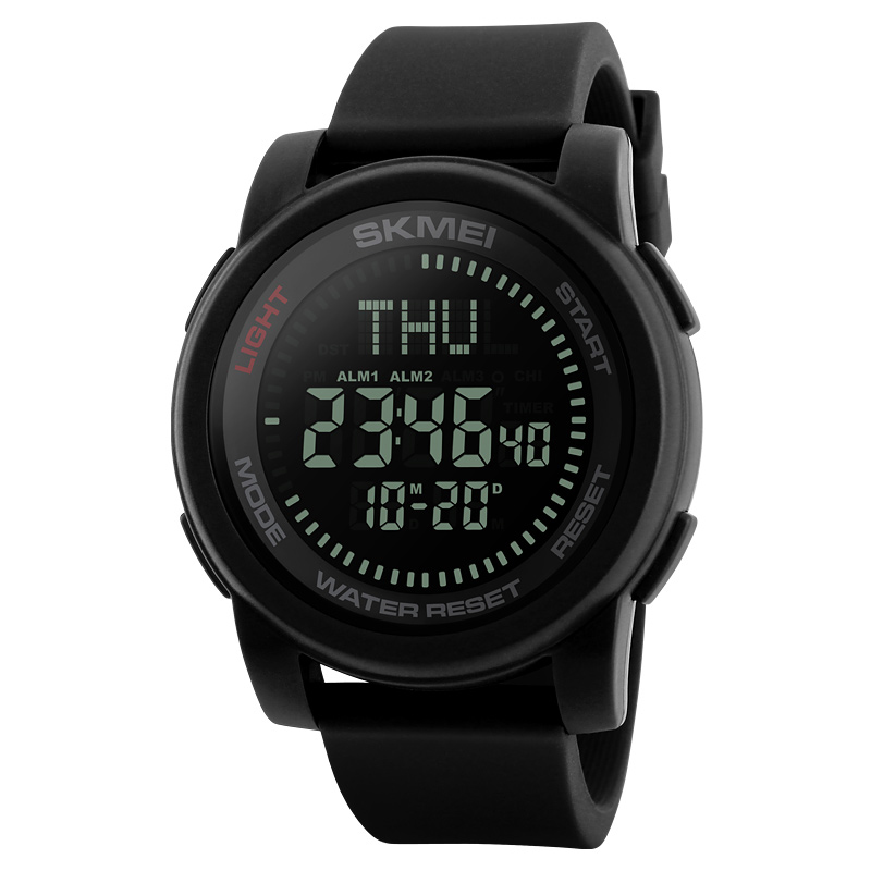 

SKMEI 1289 50M Waterproof Fashion Sport Compass Watch Military Outdoor Digital Men Wristwatch