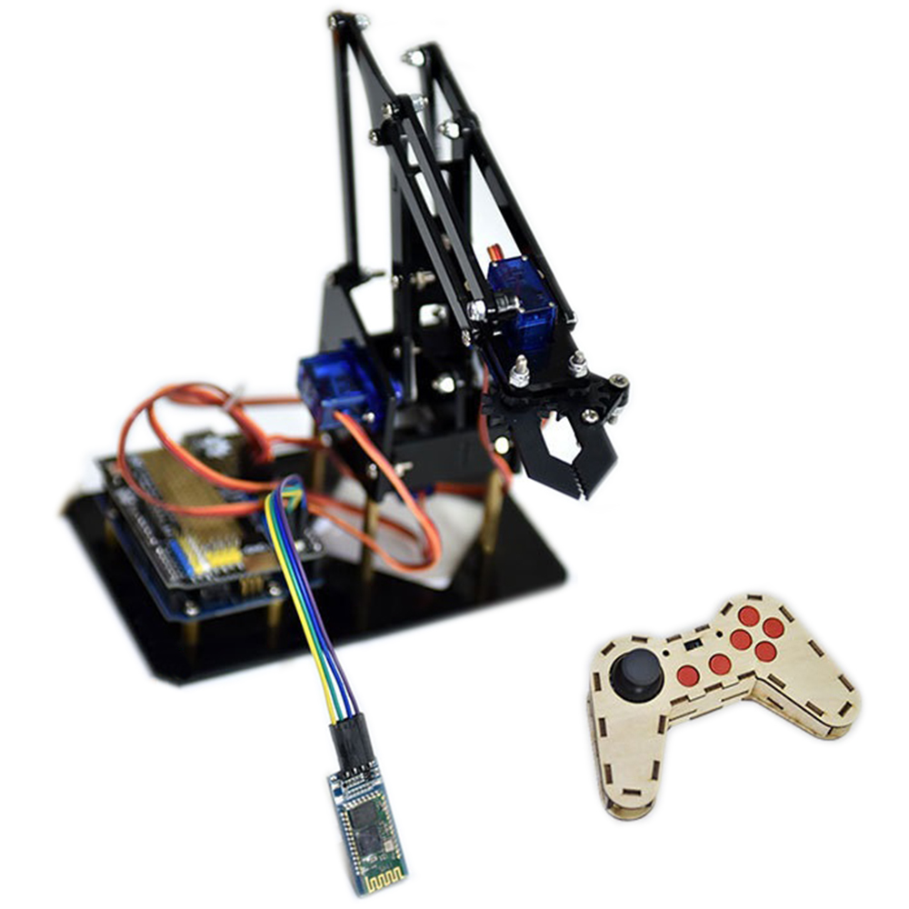 

DIY STEAM Arduino Smart RC Рука робота Акриловые Обучающие Набор с сервоприводами