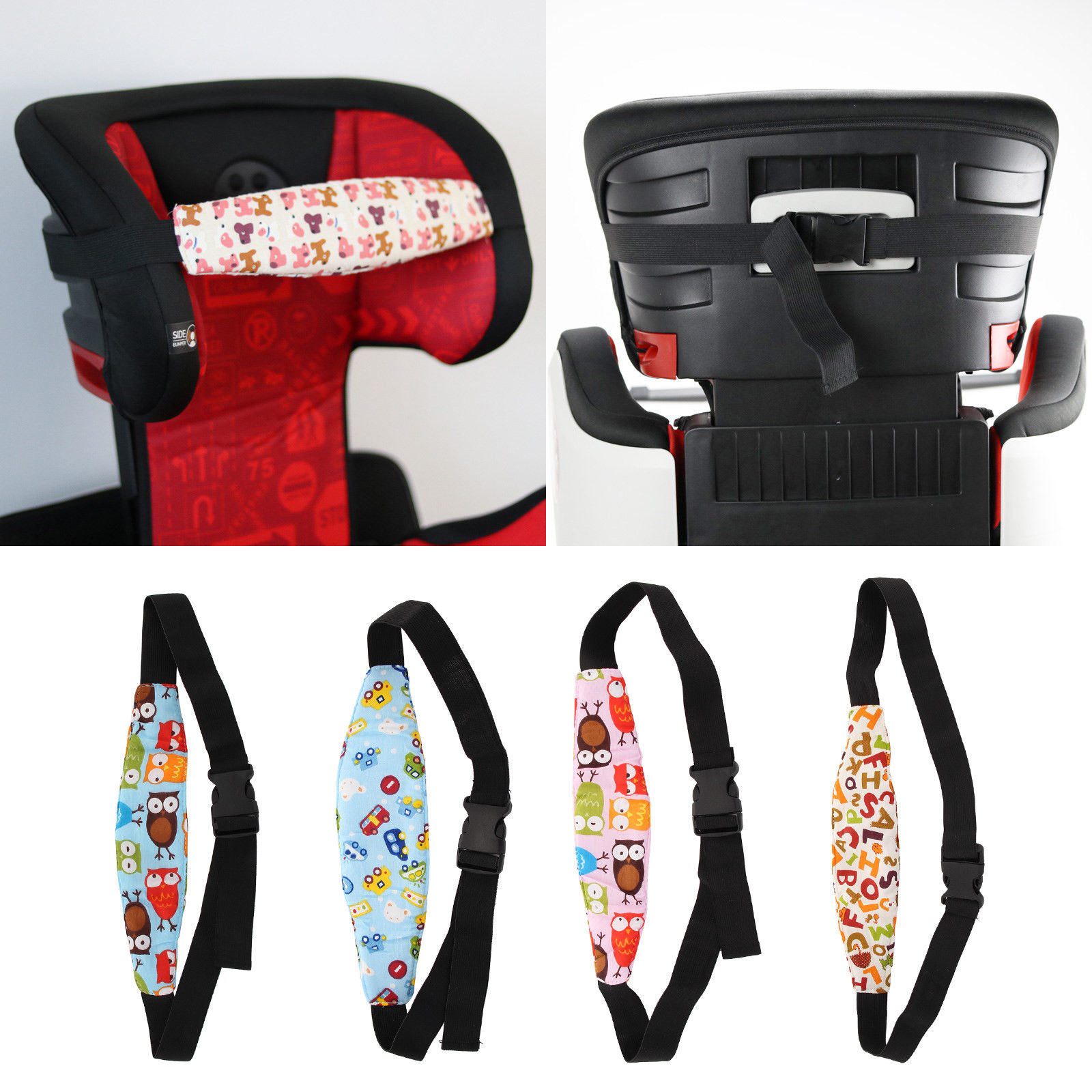

Kid Child Safety Seat Belt Sleep Nap Aid Head Fasten Support Holder Belt Eliminates Pressure