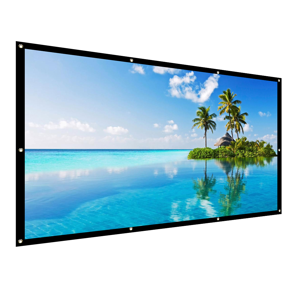 Find 60 Inch External Projection Screen for 16 9 Outdoor PVC Projector Screen 4 3 Portable Projection Screen Suitable For Hdtv / Sports / Movies / Presentations for Sale on Gipsybee.com with cryptocurrencies