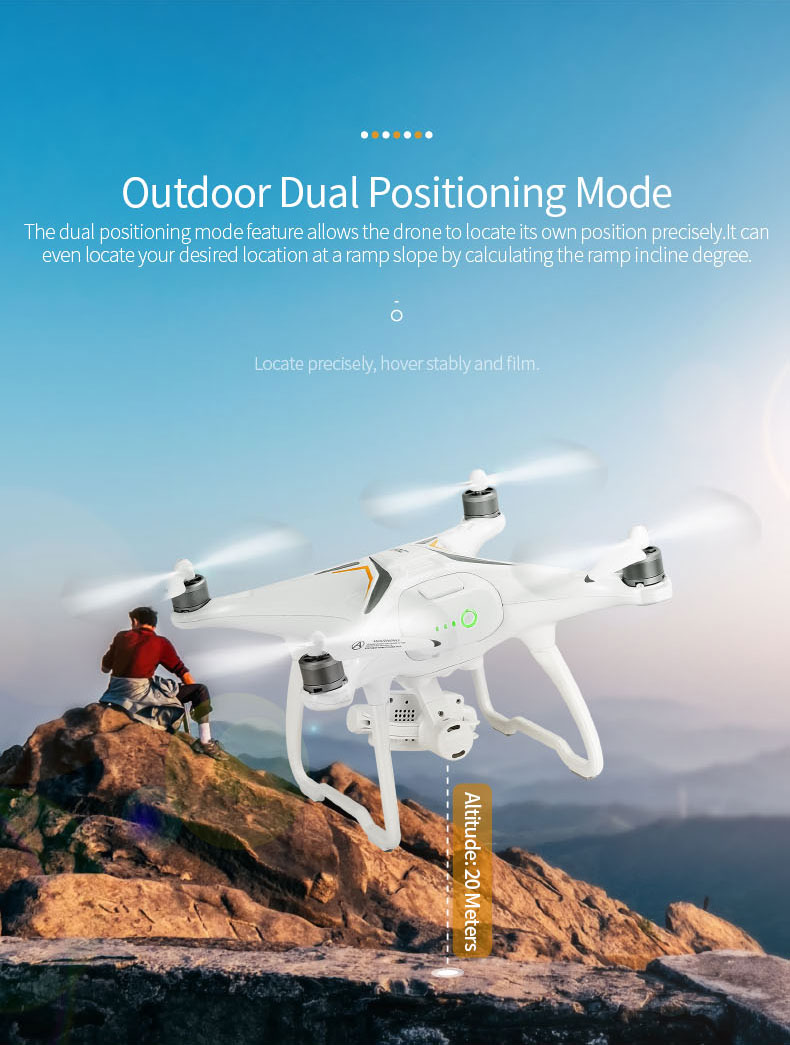 JJRC X6 Upgrade Aircus 5G WIFI FPV Double GPS With 4K Wide Angle Camera Two-Axis Self-Stabilizing Gimbal RC Drone Quadcopter RTF 107