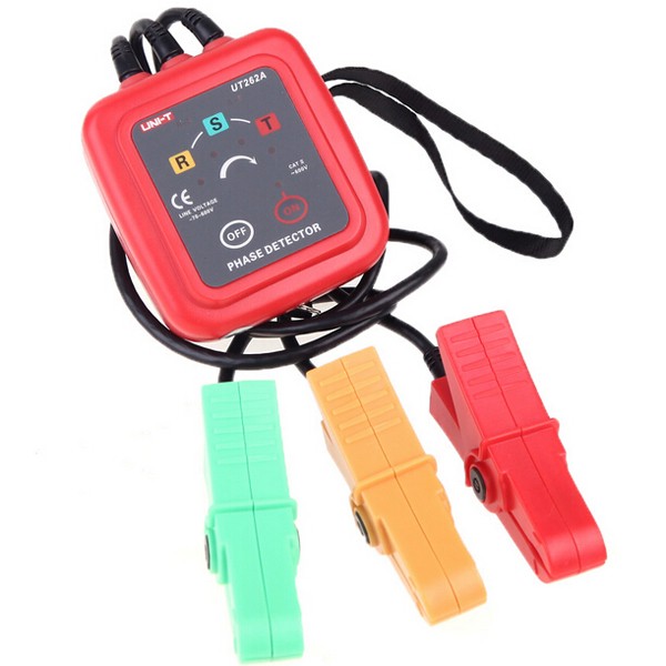 

UNI-T UT262A LED Display Non Contact 3 Phase Sequence Rotation Detector Indicator Meter Tester Buzzer