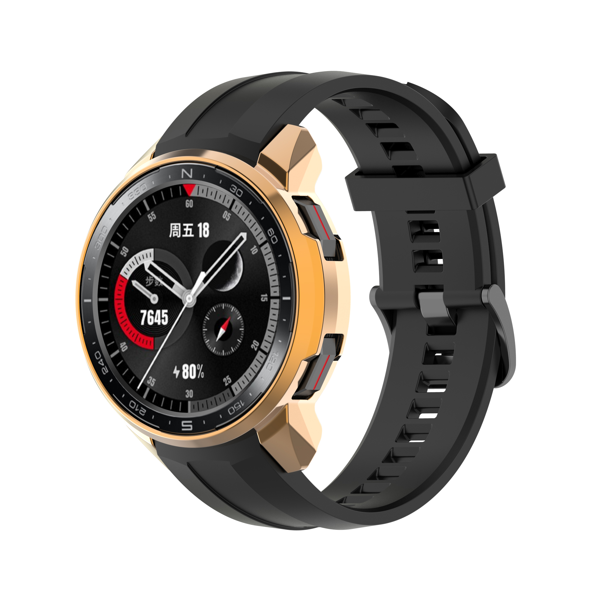 Find Electroplating All inclusive Protective Case TPU Watch Case Watch Cover for Huawei Honor Watch GS Pro for Sale on Gipsybee.com with cryptocurrencies