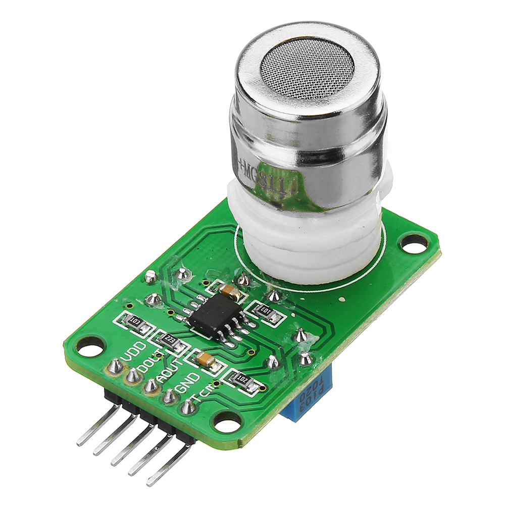 

MG811 Carbon Dioxide Gas CO2 Sensor Module Detector With Analog Signal Temperature Compensated Output 0-2V