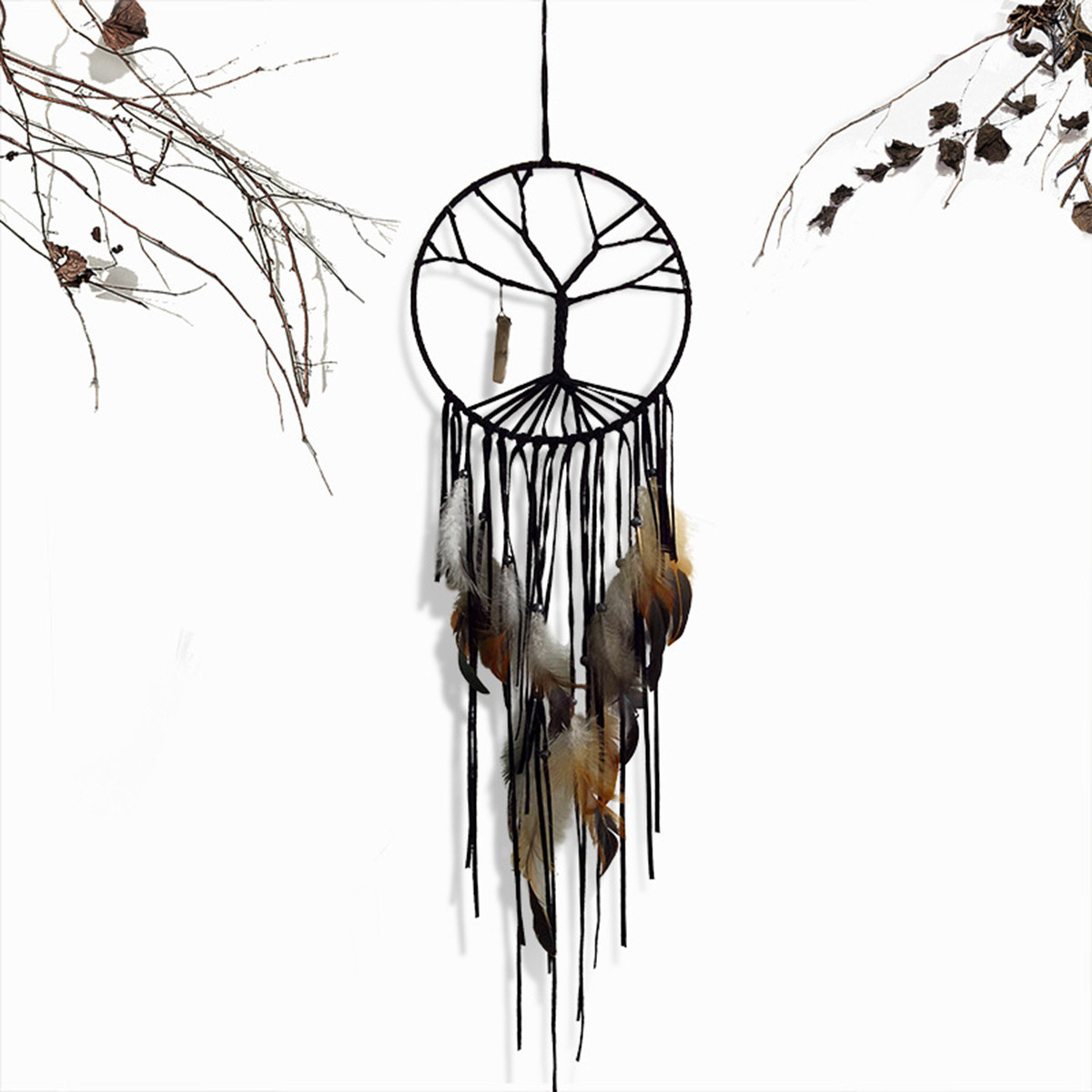 

Dream Catcher Handmade Colorful Feather Wall Hanging Decorations Ornament Gift Wind Chimes Dream Catcher Feathers Window Car Hanging Ornament Dream Catcher Decoration