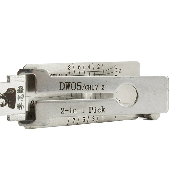 DW05/CH1 v.2 2 in 1 Car Door Lock Pick Decoder Unlock Tool