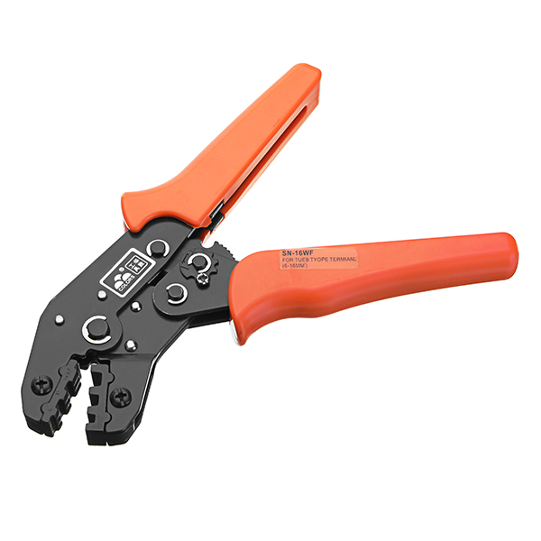 

COLORS SN-16WF 6-16mm2 Crimping Press Pliers Wire Stripper Portable Crimper Cables Terminal Tube Self-Adjusting