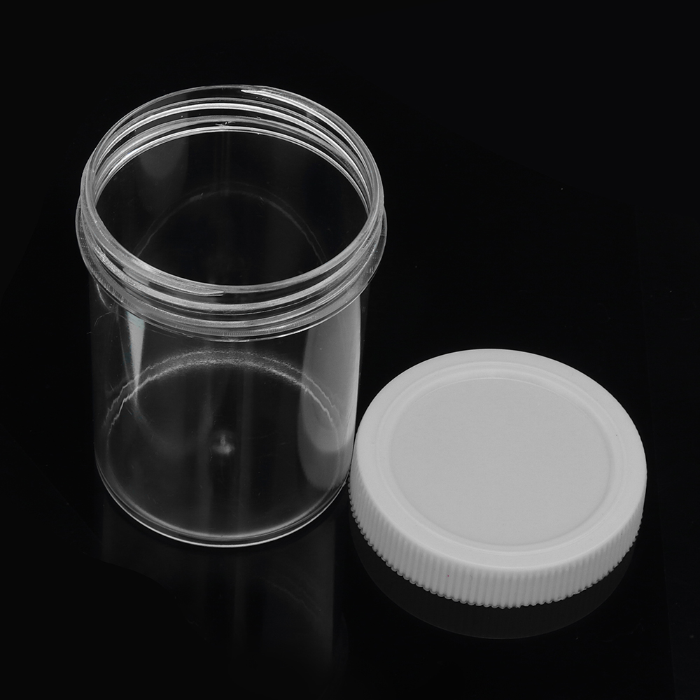 

120ML White Cover Hard Round Empty Bottle For Slime Crystal Mud DIY Handmade Accessories