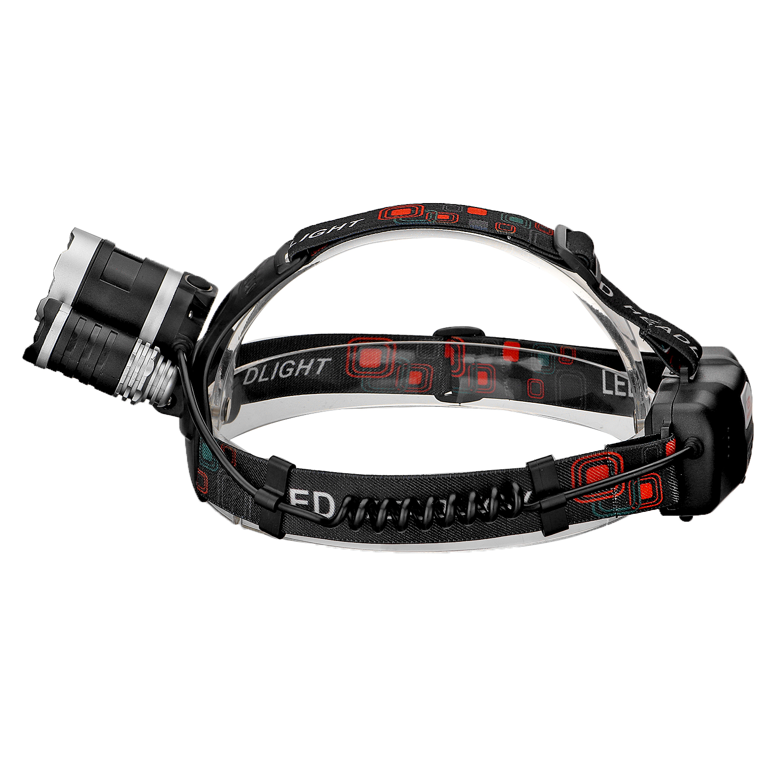 Find OUTERDO USB Rechargeable Headlamp 6400mAh IP65 Waterproof Outdoor Headlight 4 Light Modes for Sale on Gipsybee.com with cryptocurrencies