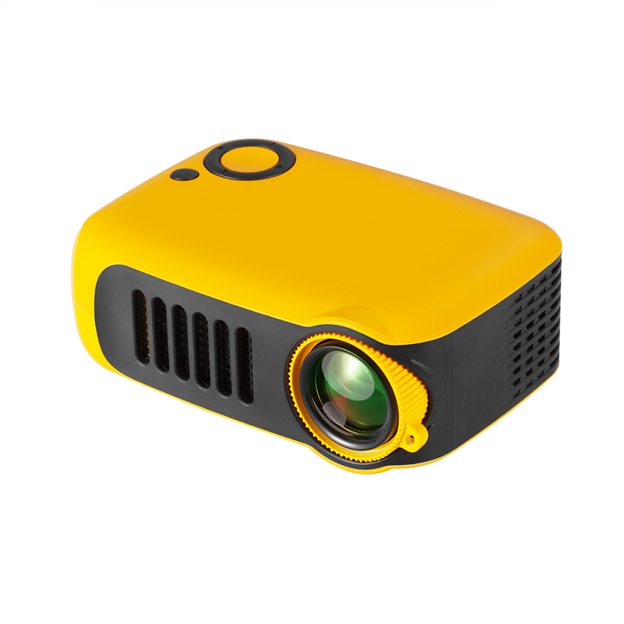 

TRANSJEE A2000 Projector 800 Lumens 1000:1 Contrast Ratio 320*240P Native Resolution Supported 1080P 23 Languages Home Theater Video Projector