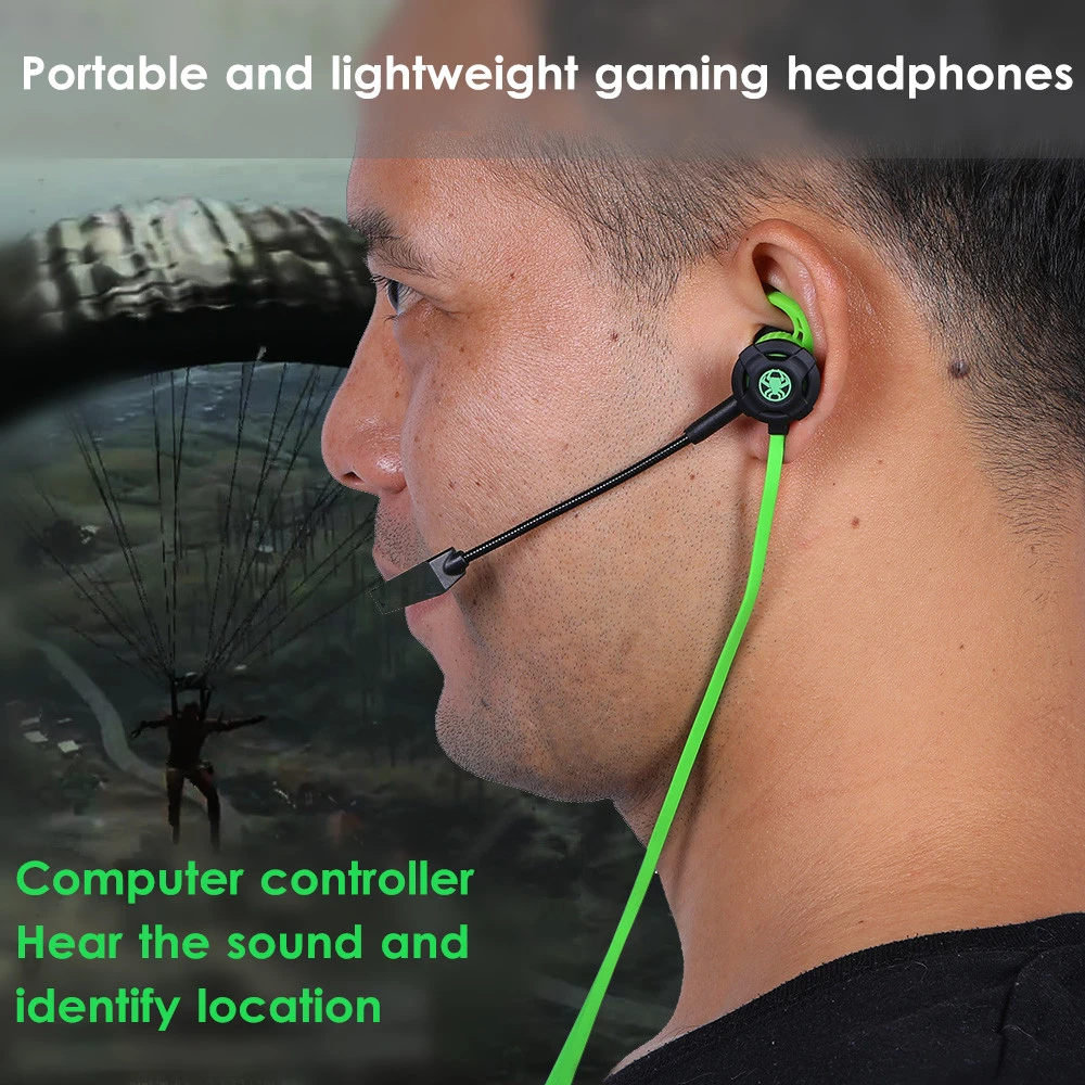 PLEXTONE G30 Gaming Earphone Noise Cancelling Wired Control Headphone with Mic for Phone Computer