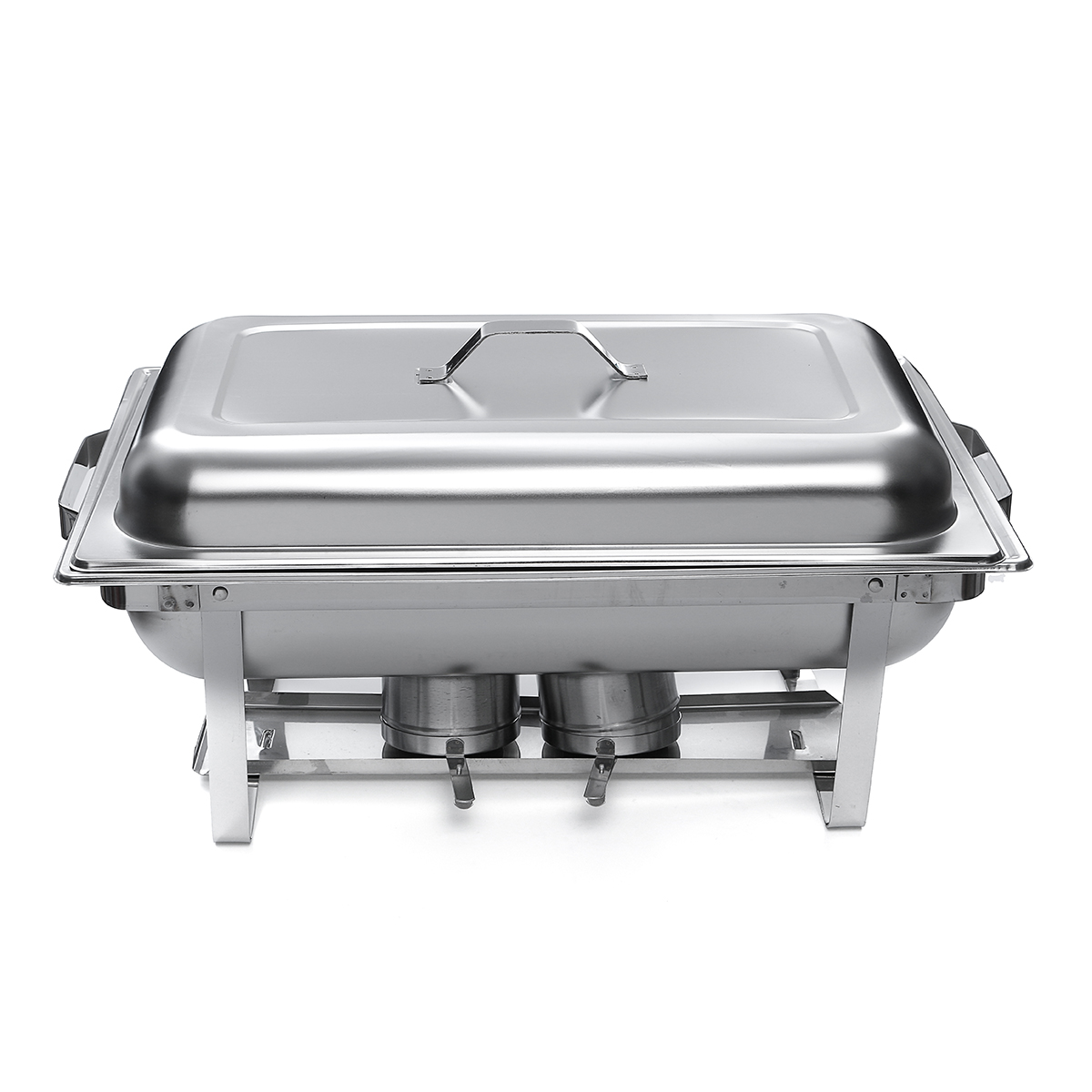 

3 Plates Chafing Dish Tray Buffet Heating Stove Caterer Warmer Stainless Steel