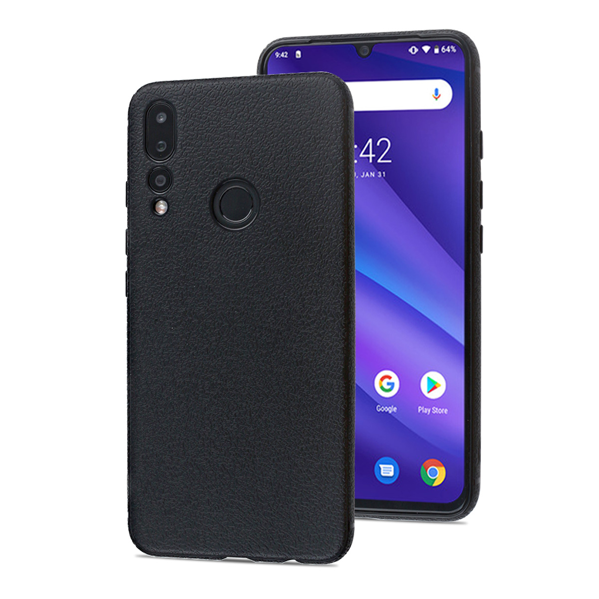 

Bakeey Shockproof Anti-finerprint Soft Silicone Back Cover Protective Case for UMIDIGI A5 Pro