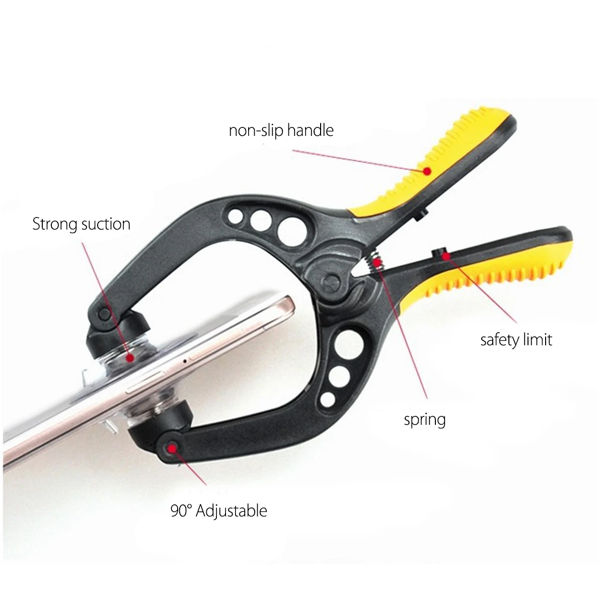 LCD Screen Opening Pliers Repair Tool with Super Strong Suction Cup Platform for Cell Phone