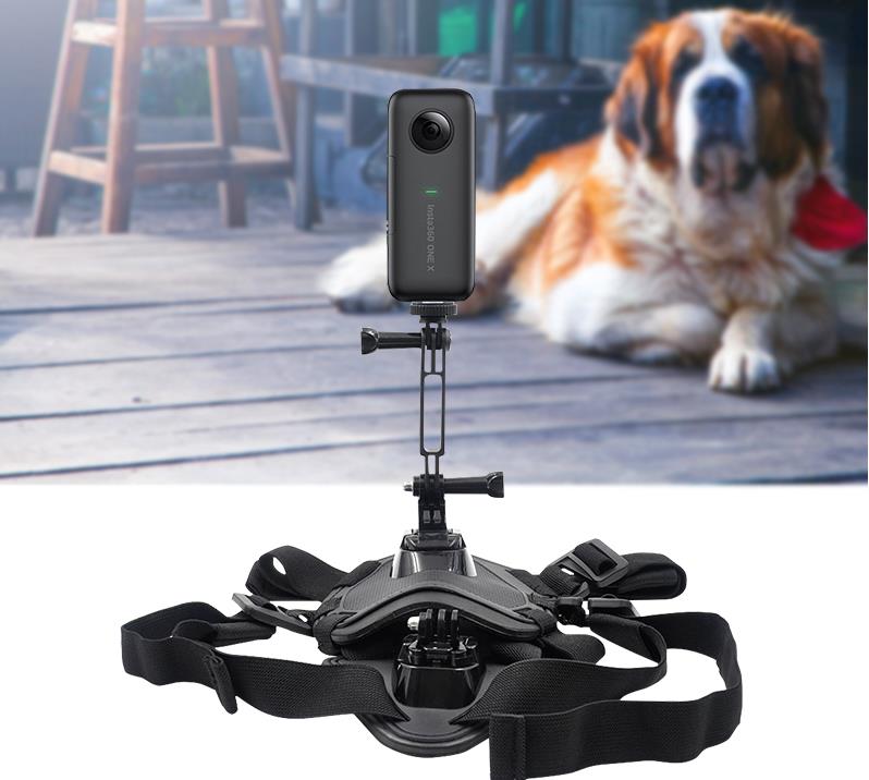 

STARTRC Dog Harness Mount Chest Strap Mount Holderfor Insta360 ONE X or EVO Action Camera