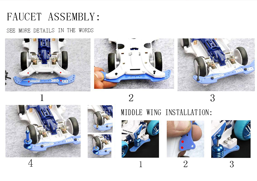 Details about   1 Set MA/AR Chassis Modification Kit FRP Part For Tamiya Mini 4WD RC Car Parts