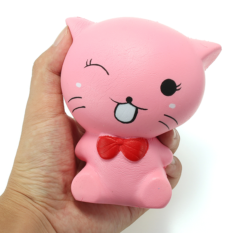 

Squishy Cat Kitten 12cm Soft Slow Rising Animals Cartoon Collection Gift Decor Toy