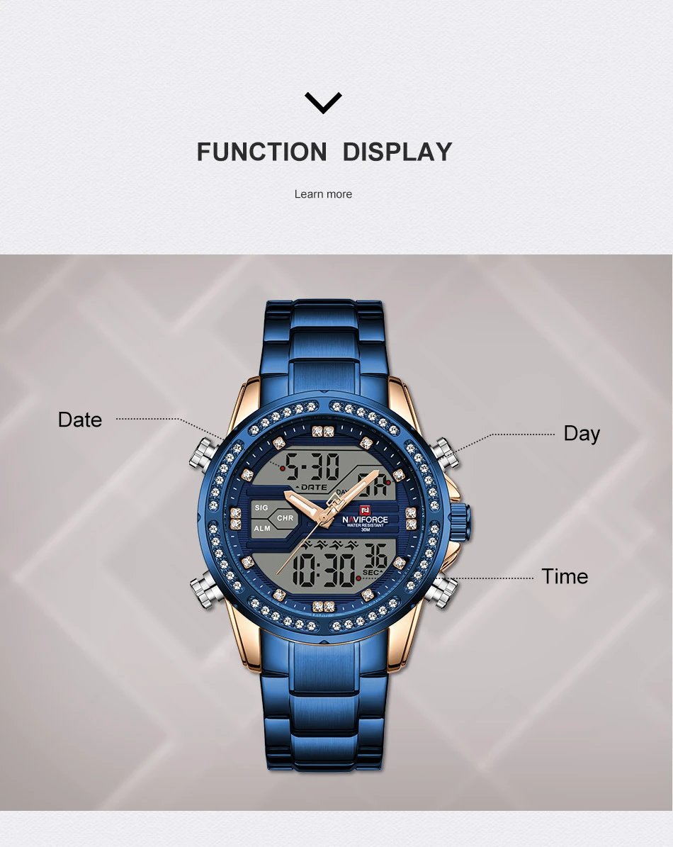 NAVIFORCE NF9190 Wrist Watch 6