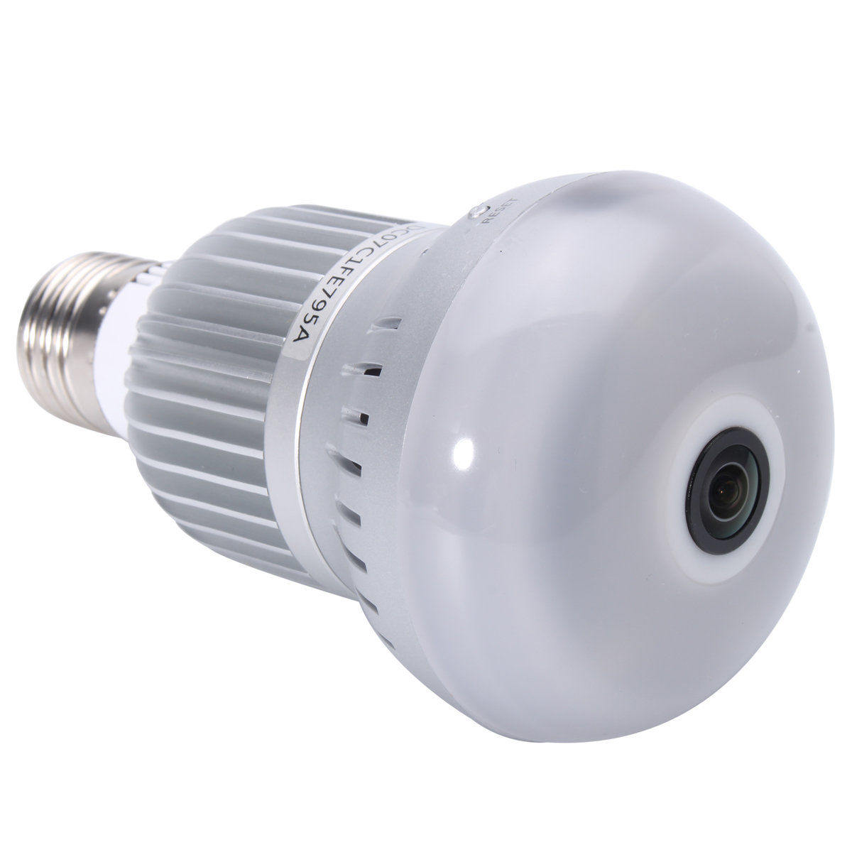 360° Wireless WiFi HD 1080P Light Bulb IP Security Camera Panoramic Motion Detect Two Way Audio