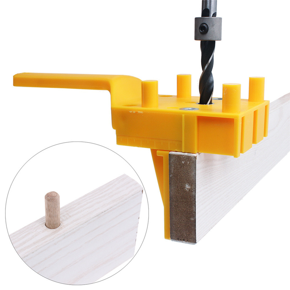 

6 8 10mm Woodworking Dowel Jig Set Drill Guide with Dirll Bit Pocket Hole Jig for Carpentry