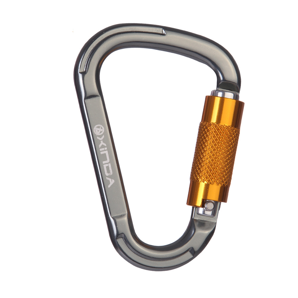 

Xinda Outdoor Safety Buckle Carabiner Automatic Lock For Mountaineering Rock Climbing Alloy Ring