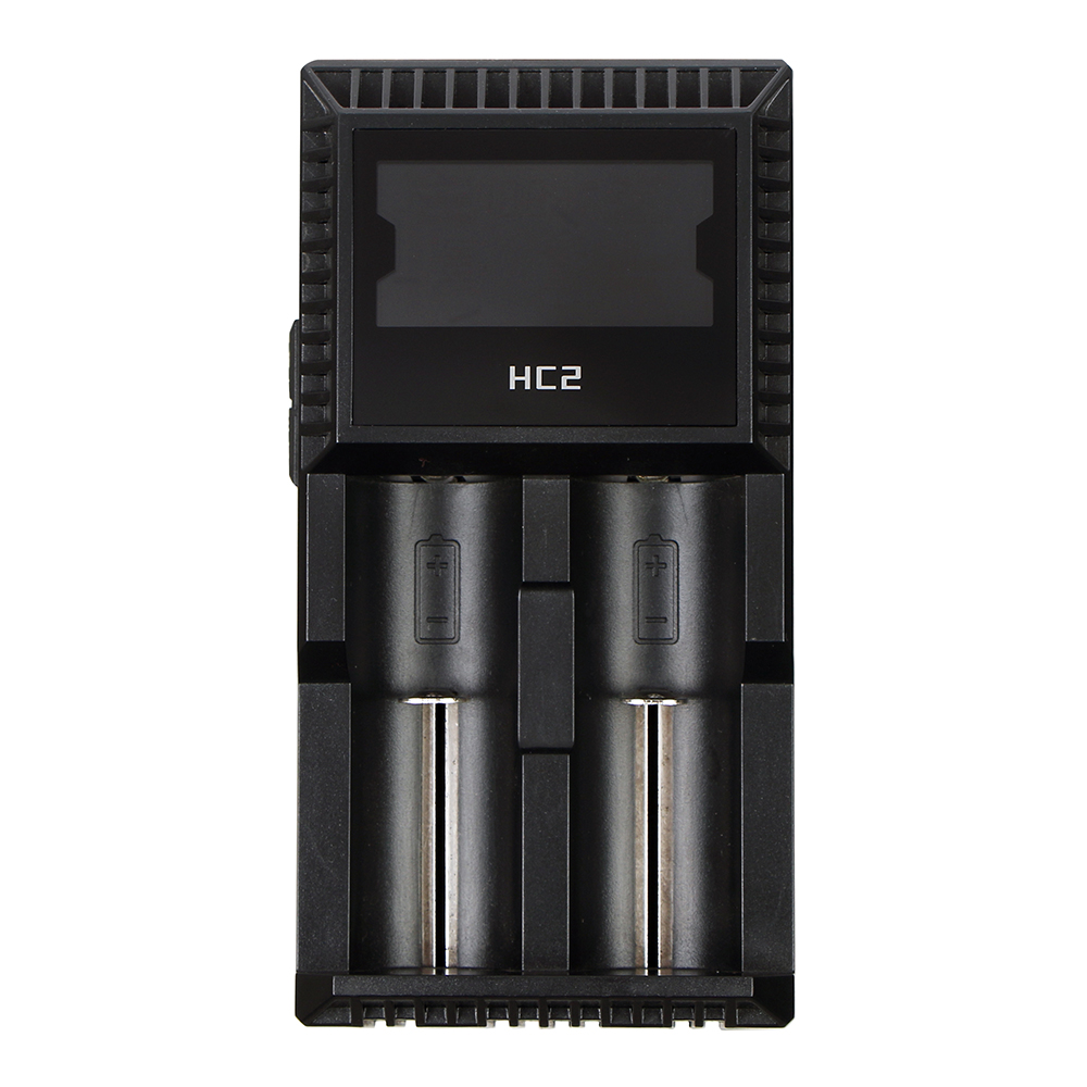 

Sunflower Rich HC2 LCD Display Rapid Smart Battery Charger For 18650 26650 2Slots US/EU Plug