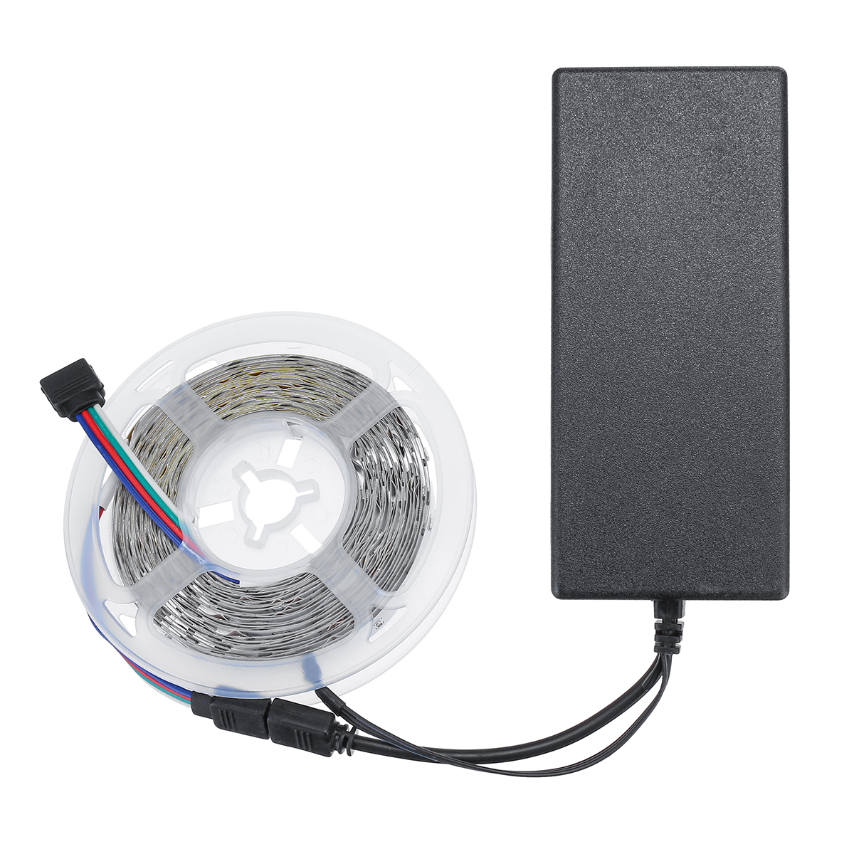 Find 5/10M LED Strip Light 12V US / EU Power Full Kit SMD 44 Key Remote RGB 3528 for Sale on Gipsybee.com with cryptocurrencies