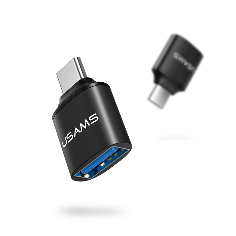

USAMS USB 3.0 до Type C Адаптер Алюминиевый сплав Синхронизация данных Зарядка для Samsung S8 Note 8