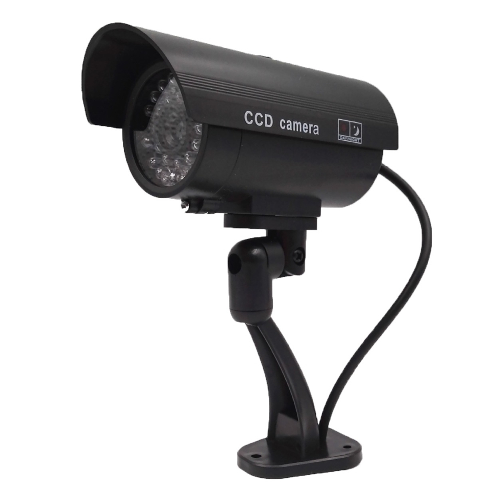 

Waterproof Dummy CCTV CCD Bullet Camera with Flashing LED Light Outdoor Fake Simulation Camera