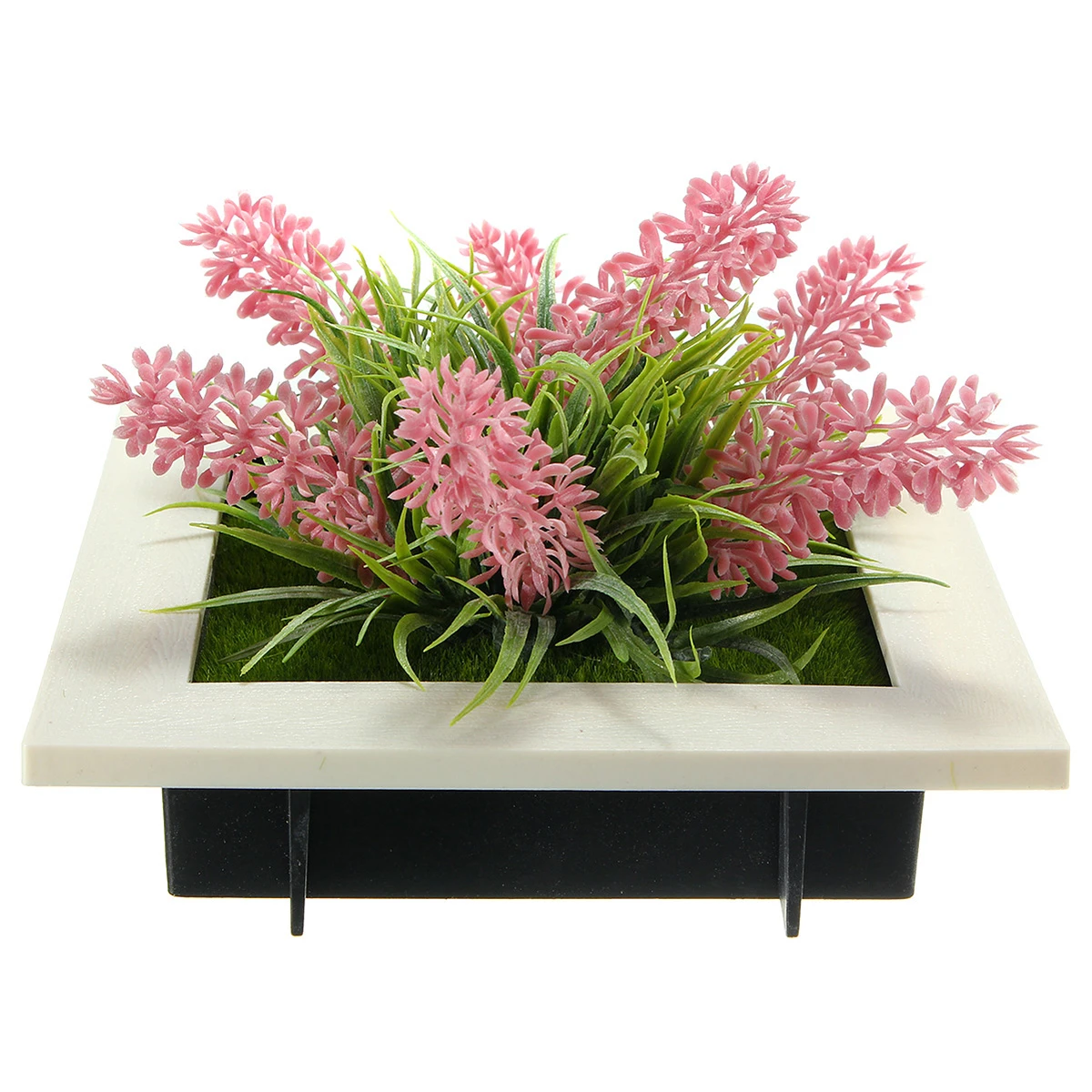 SquarE-mounted Vertical Wall Hanging Artificial Flower Home Office Decoration