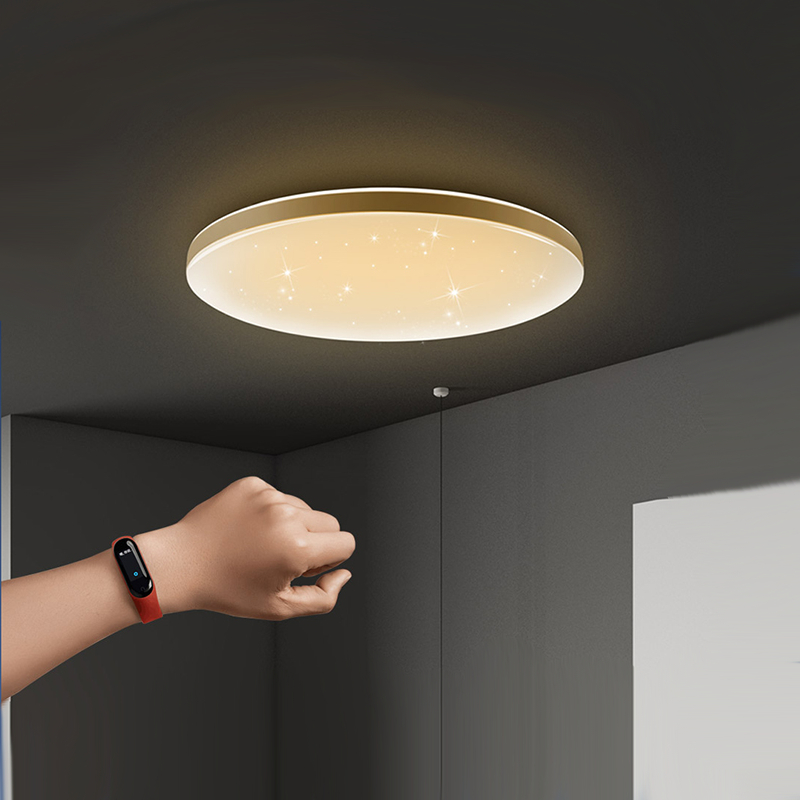 Find Zeeray 220-240V 28W Smart Wifi Bluetooth Ceiling Light Starry Lampshade Stepless Dimming APP Remote Control for Sale on Gipsybee.com with cryptocurrencies