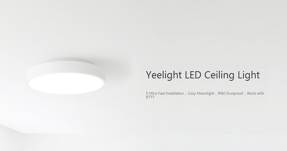 Yeelight YLXD01YL Smart LED-Deckenleuchte Support WiFi & Bluetooth 28W AC 220V