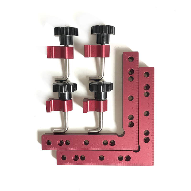 

Drillpro 120/140/160mm 90 Degree L-shaped Auxiliary Fixture Positioning Panel Fixing Clip Woodworking Clamping Tool