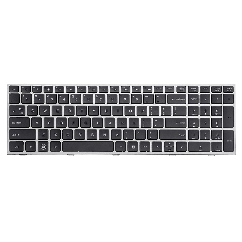 Laptop Replace Keyboard For HP ProBook 4540 4540S 4545 4545S Series Notebook With Silver Frame 98